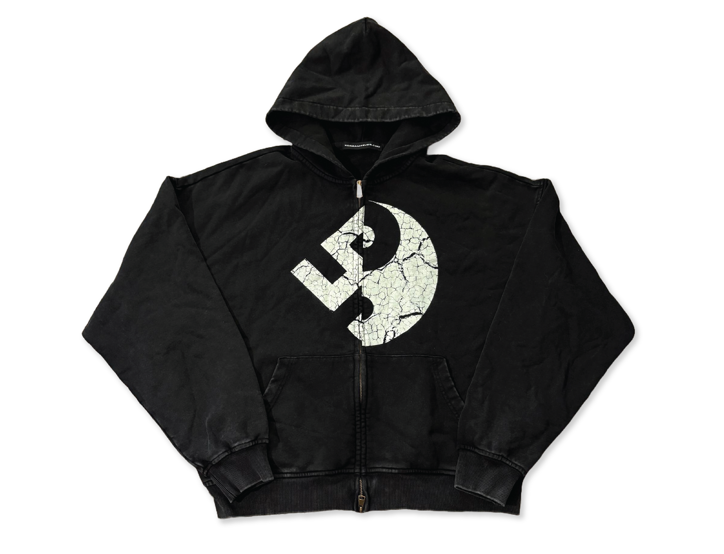 LUCKY SYMBOL ZIP HOODIE