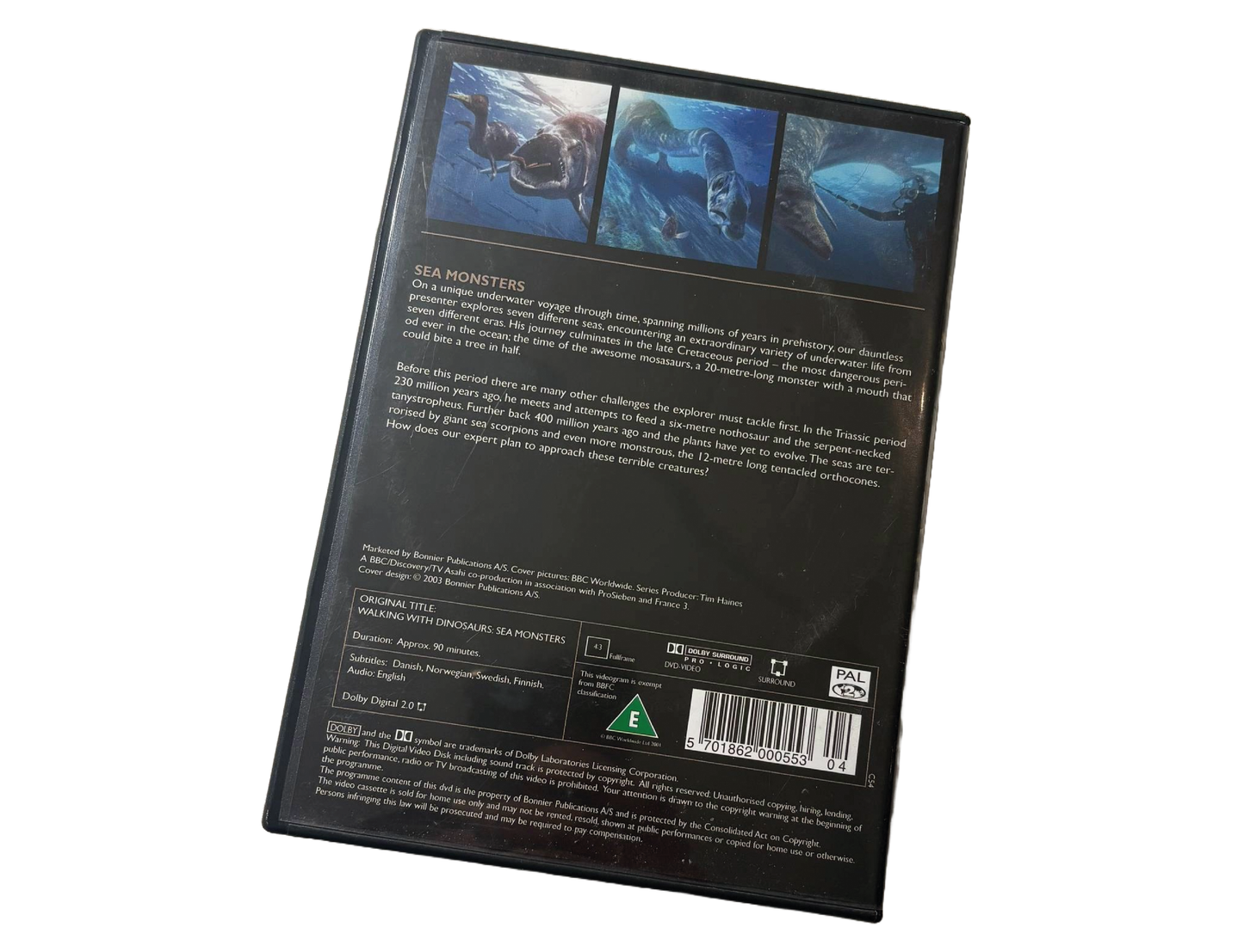 WALKING WITH DINOSAURS DVD